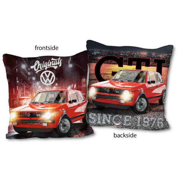 VW Volkswagen Golf GTI 40 x 40 cm Kissen passend zur Bettwäsche 088
