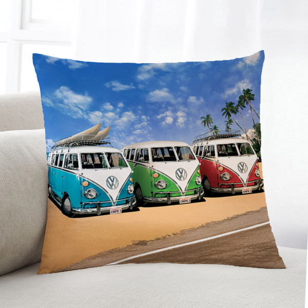 VW Volkswagen Bulli T1 40 x 40 cm Kissen passend zur Bettwäsche 084