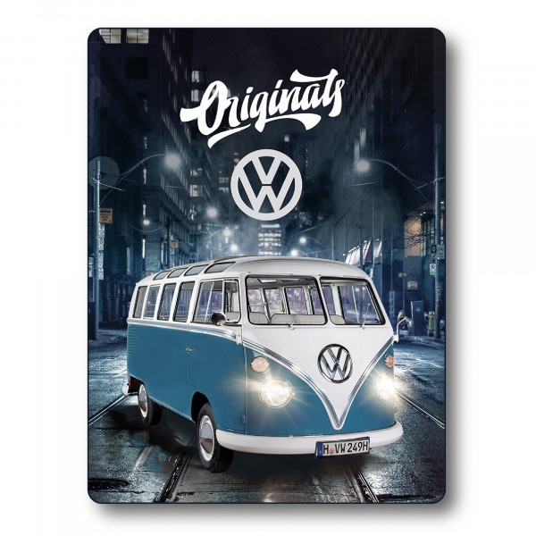 VW Volkswagen Teppich Bulli T1 Blau 100x133 cm