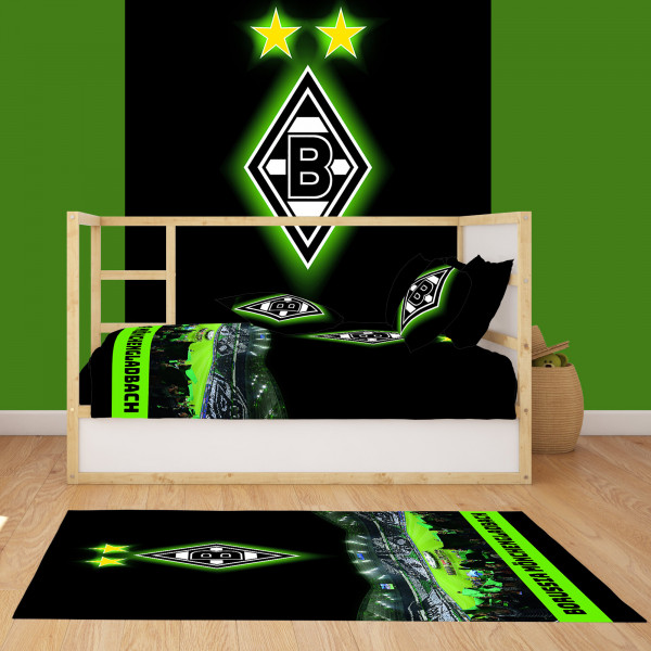Borussia Mönchengladbach Teppich Borussia-Park 100x120 cm