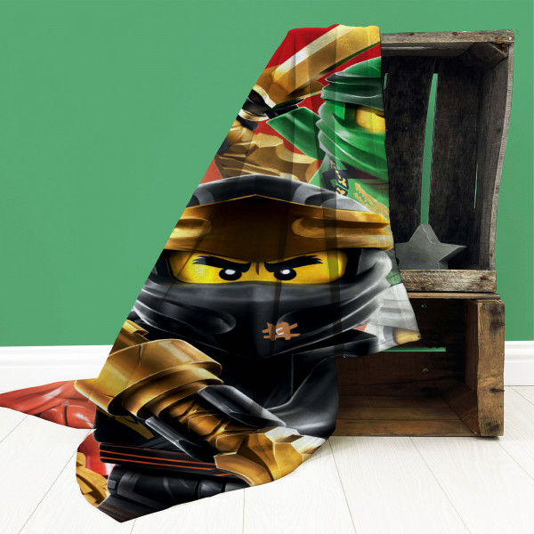 Lego Ninjago Decke Fighting 120x150 cm Kuscheldecke Wohndecke Fleecedecke