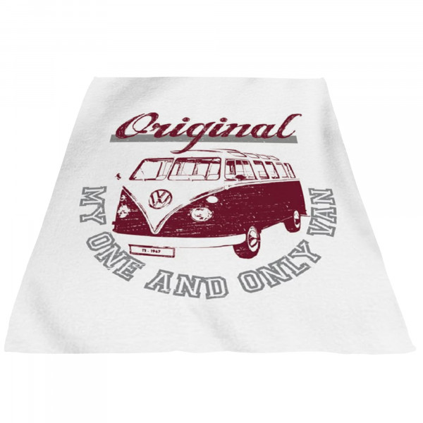 VW Volkswagen Decke Bulli T1 My One and Only 130x170 cm Kuscheldecke
