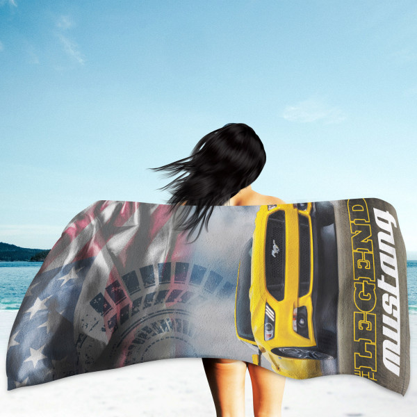 Ford Mustang Legend Badetuch 75x150 cm