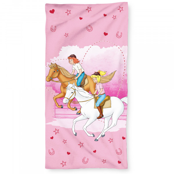 Bibi und Tina Badetuch Freunde 75x150