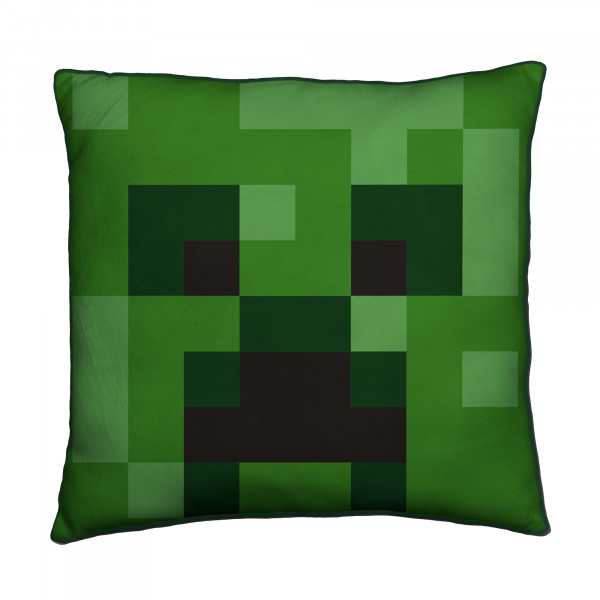 Minecraft Kissen Creeper 40x40 cm Gaming Kuschelkissen passend zur Bettwäsche