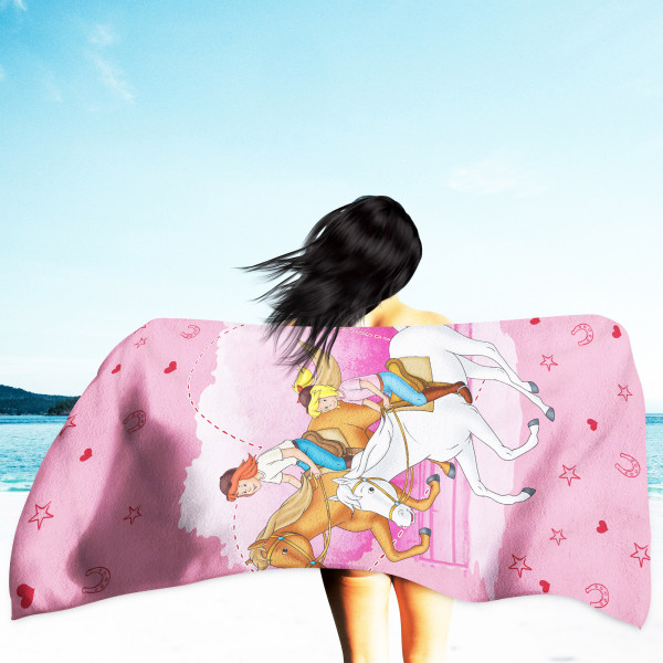 Bibi und Tina Badetuch Freunde 75x150