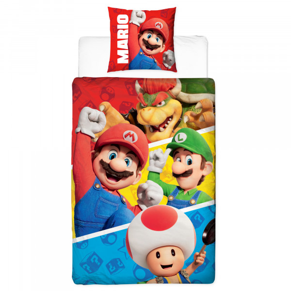 Super Mario Movie Adventure Bettwäsche Linon / Renforcé