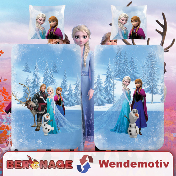 Frozen Die Eiskönigin Bettwäsche Sven Biber / Flanell
