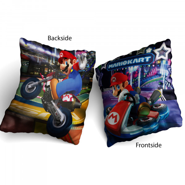 Super Mario Kart Kissen 40x40 cm