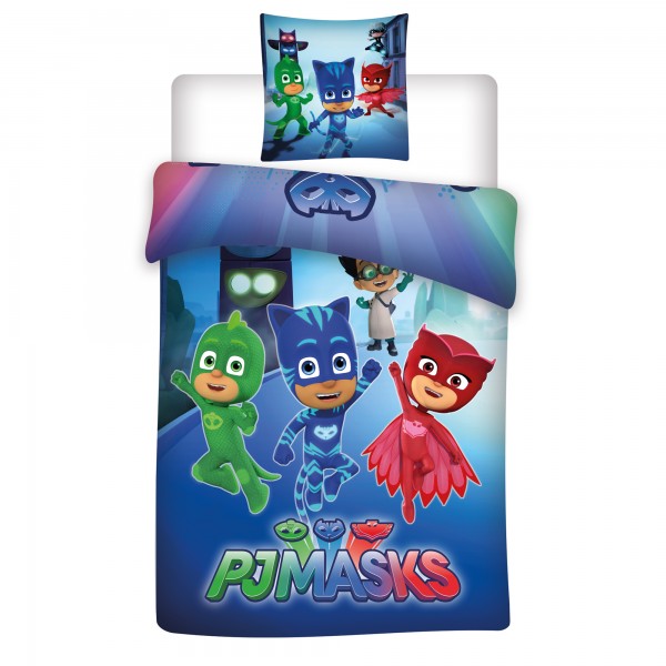 PJ Masks Night Bettwäsche Biber / Flanell Kinder Helden Bettbezug