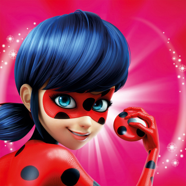 Miraculous Ladybug Stars Kissen 40x40