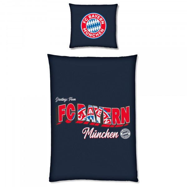 FC Bayern München Bettwäsche Greetings from Bavaria