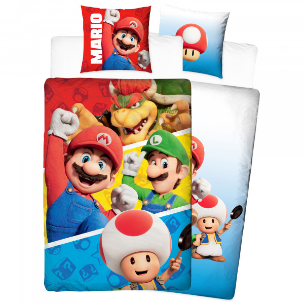Super Mario Movie Adventure Bettwäsche Linon / Renforcé
