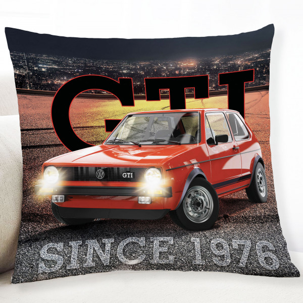 VW Volkswagen Golf GTI 40 x 40 cm Kissen passend zur Bettwäsche 088