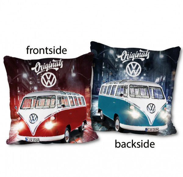 VW Volkswagen Bulli T1 Originals 40x40 cm Kissen passend zur Bettwäsche 087