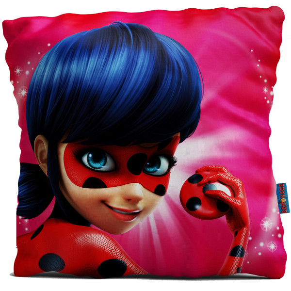 Miraculous Ladybug Stars Kissen 40x40