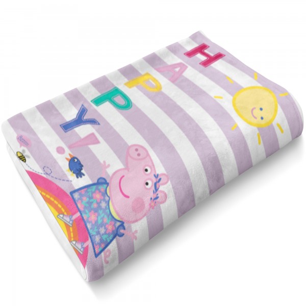 Peppa Wutz Pig Badetuch Happy 75x150