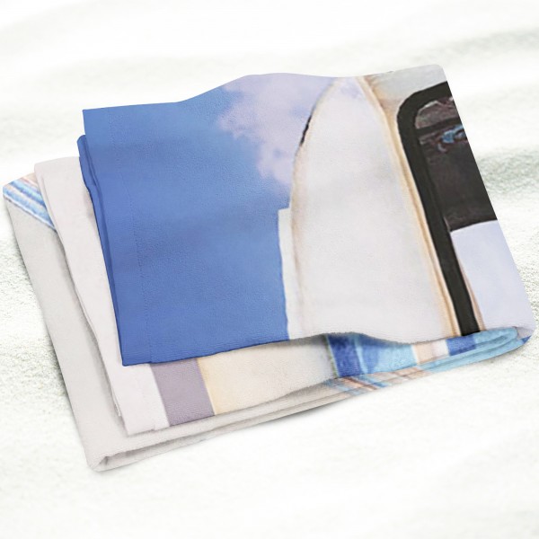 VW Volkswagen Bulli 048 Decke 130x170 cm Kuscheldecke Fleecedecke Wohndecke