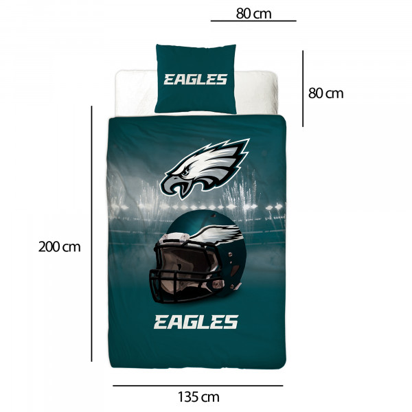 NFL American Football Bettwäsche Philadelphia Eagles Linon / Renforcé