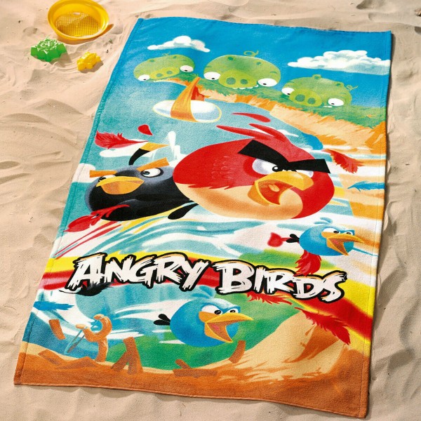 Angry Birds Badetuch Cliffhanger 75x150