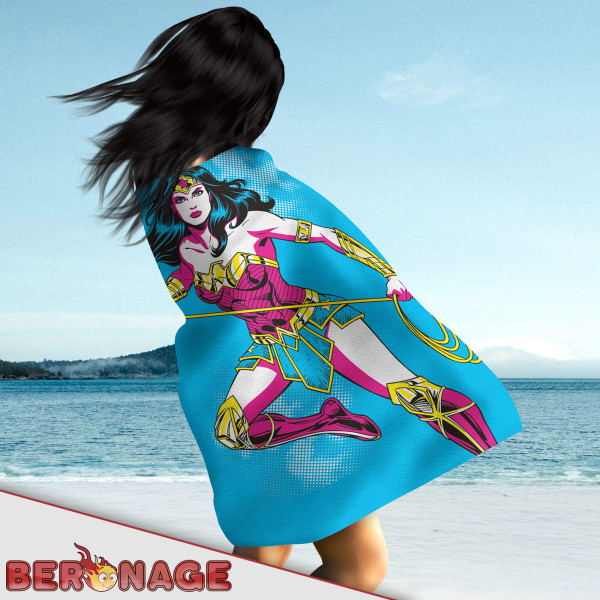 DC Wonder Woman Decke Blau 130x170 cm