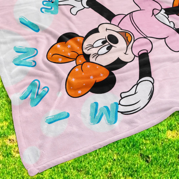 Minnie Mouse Decke Pink 130x170 cm