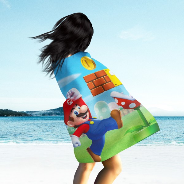 Super Mario Badetuch Maker 75x150