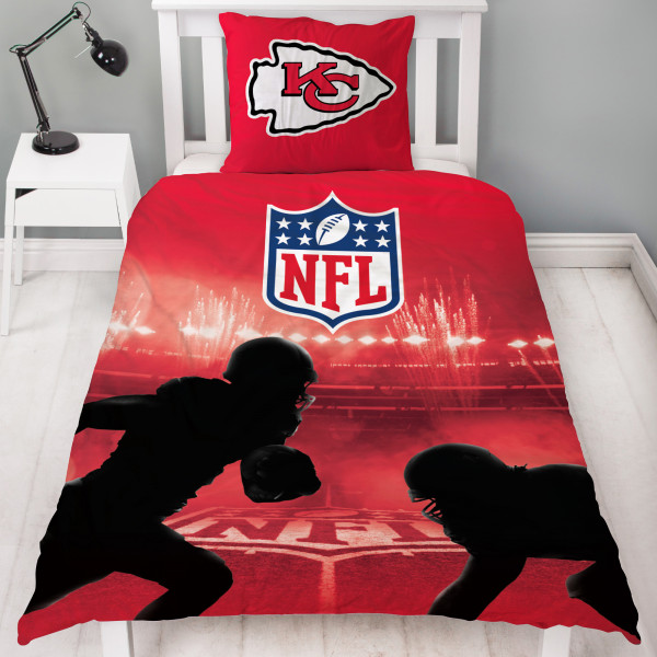 NFL American Football Bettwäsche Kansas City Chiefs Linon / Renforcé