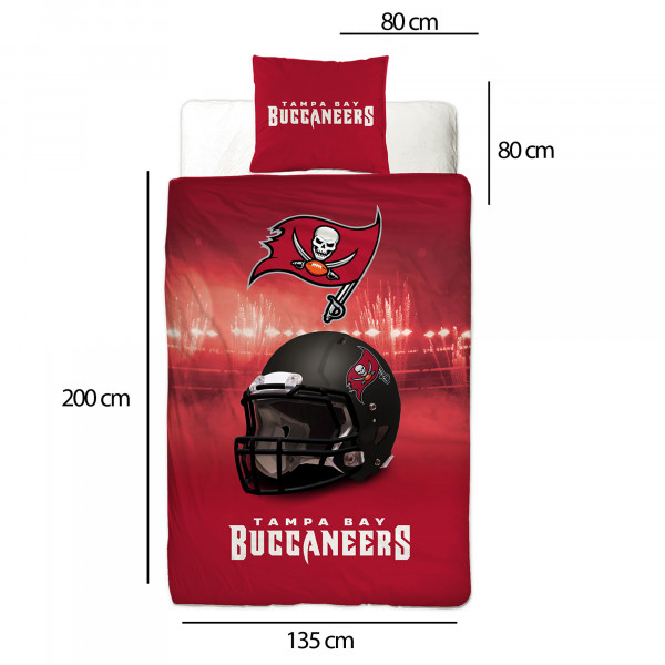 NFL American Football Bettwäsche Tampa Bay Buccaneers Linon / Renforcé