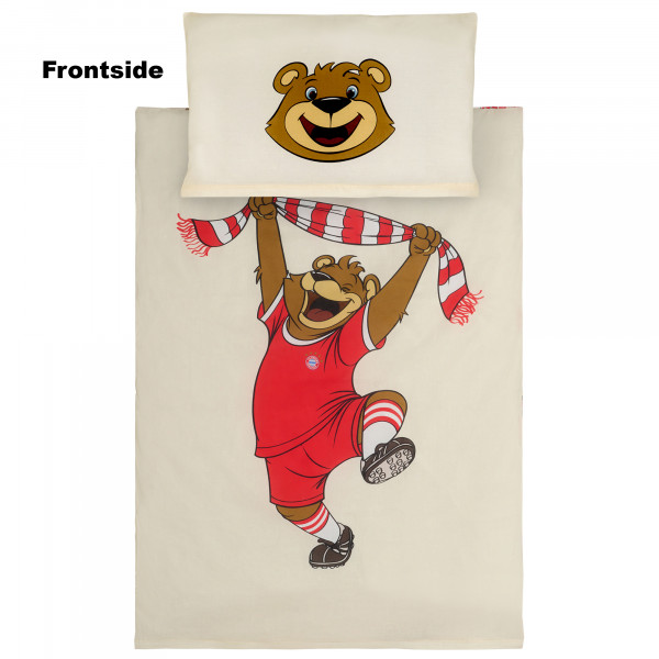 FC Bayern München Baby / Kleinkind Bettwäsche Berni Maskottchen
