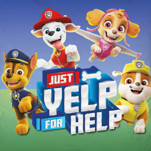 Paw Patrol Kissen Yelp 40x40 cm