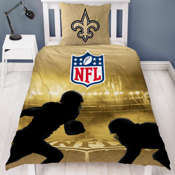 NFL American Football Bettwäsche New Orleans Saints Linon / Renforcé