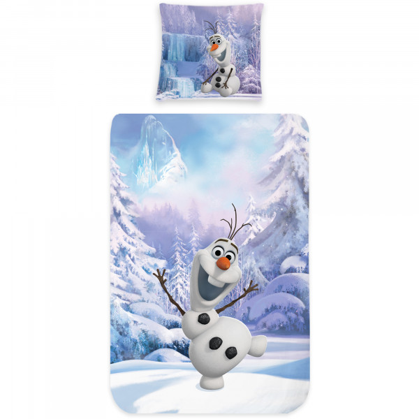 Frozen Die Eiskönigin Olaf Der Schneemann Bettwäsche Linon / Renforcé