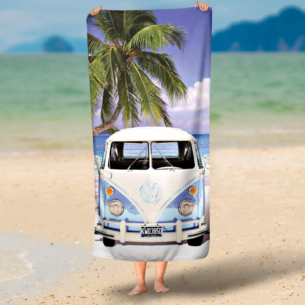 VW Volkswagen Bulli T1 048 Badetuch 75x150 cm