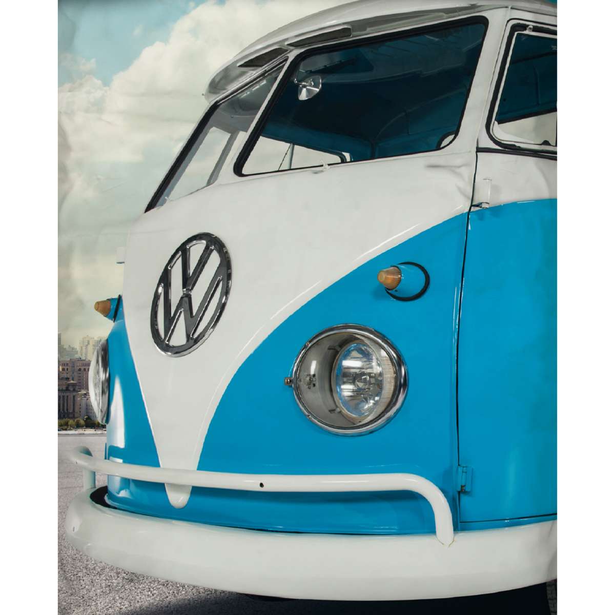 VW Volkswagen Bulli Sky Bettwäsche Linon / Renforcé 059-B Bettbezug | Kinderbettwäsche 135x200 (Jungen) | Bettwäsche | Schlafen & Träumen
