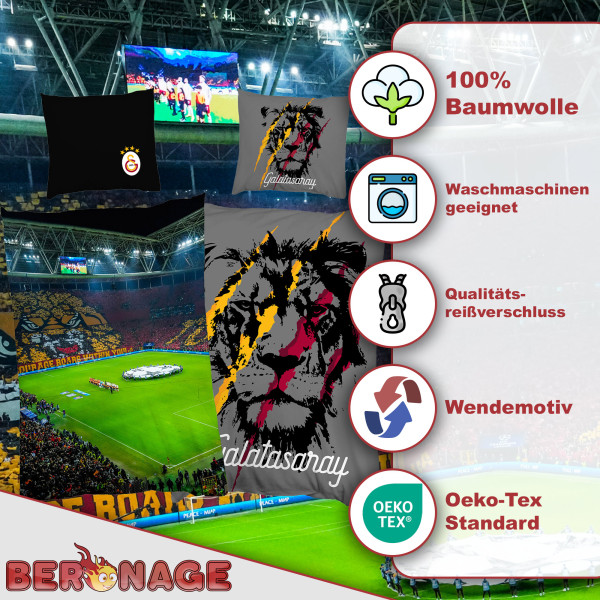Galatasaray Istanbul RAMS-Park Bettwäsche Linon / Renforcé