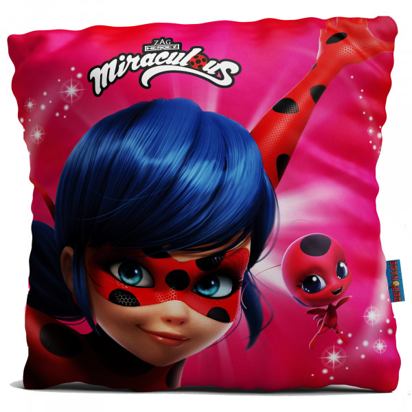 Miraculous Ladybug Stars Kissen 40x40