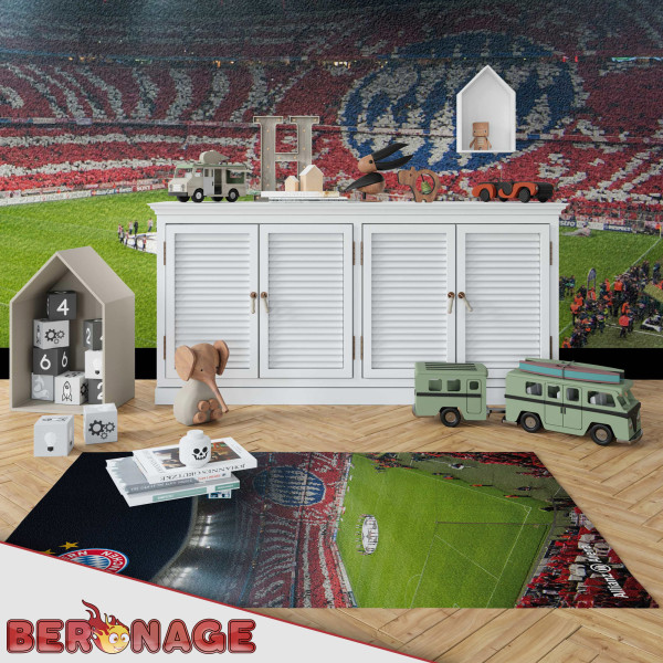 FC Bayern München Teppich Allianz-Arena 100x130 cm