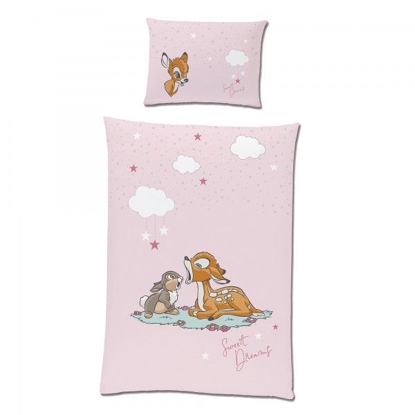 Bambi Dreams Baby / Kleinkind Bettwäsche Linon / Renforcé