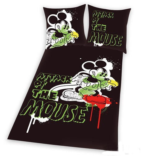 DISNEY BETTWÄSCHE 135/200 MICKEY MOUSE - MICKY MAUS NEU