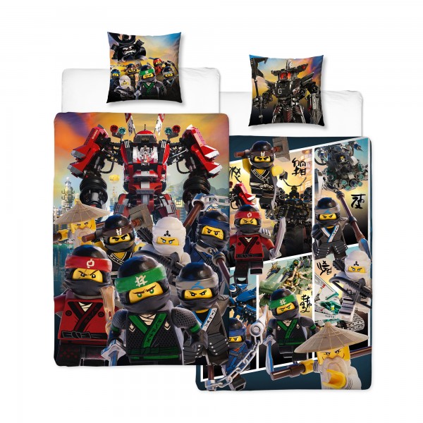 Lego Ninjago Action Bettwäsche Linon / Renforcé