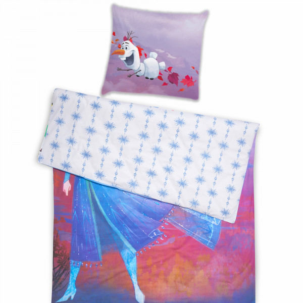 Frozen Die Eiskönigin Elsa & Olaf Bettwäsche Linon / Renforcé