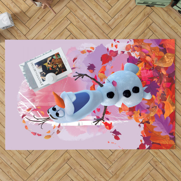 Kinderteppich Frozen Die Eiskönigin Olaf Summer 100x133 cm