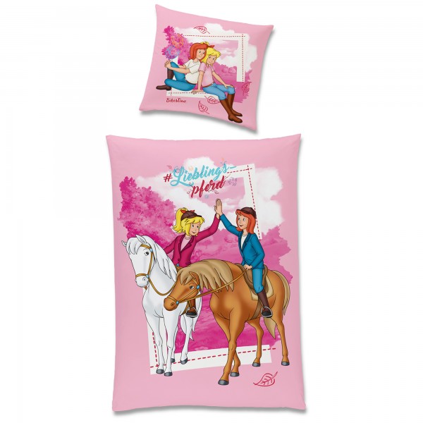 Bibi und Tina Lieblingspferd Bettwäsche Biber / Flanell