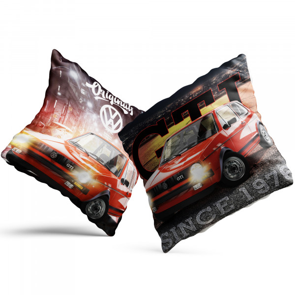 VW Volkswagen Golf GTI 40 x 40 cm Kissen passend zur Bettwäsche 088