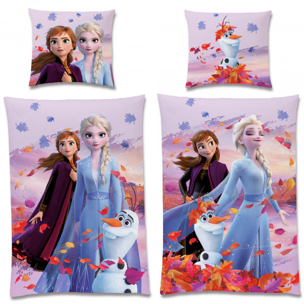 Frozen Die Eiskönigin Dreamteam Bettwäsche Biber / Flanell