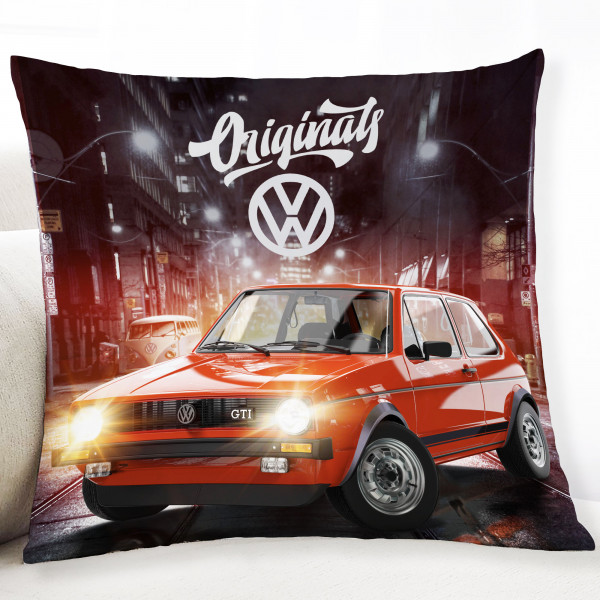 VW Volkswagen Golf GTI 40 x 40 cm Kissen passend zur Bettwäsche 088