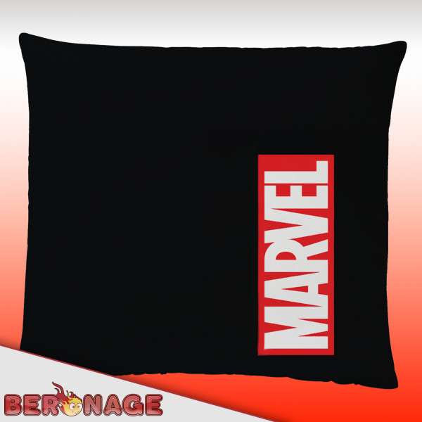 Marvel Logo Bettwäsche schwarz Linon / Renforcé