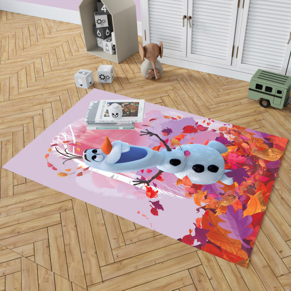 Kinderteppich Frozen Die Eiskönigin Olaf Summer 100x133 cm