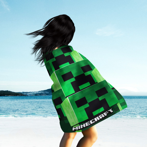 Minecraft Badetuch Creeper Tower 75x150 cm
